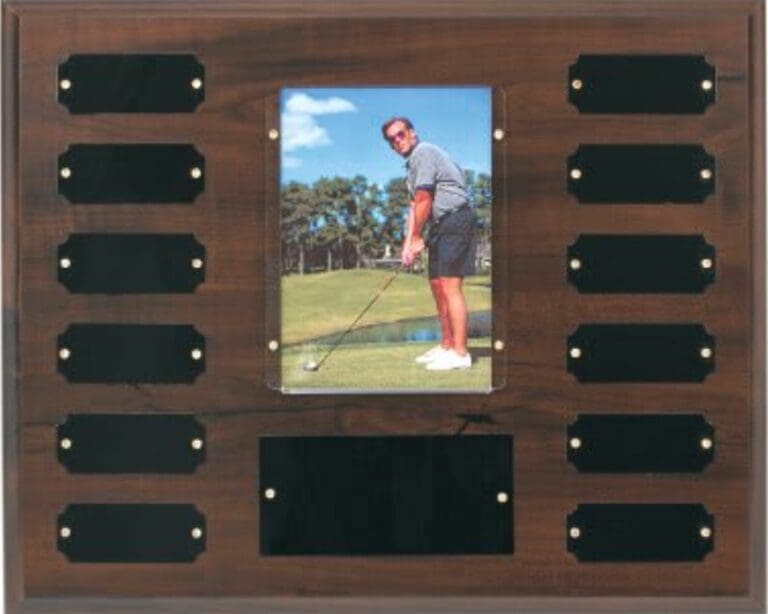 Custom engraved award by Knight Time Kreations, design 43