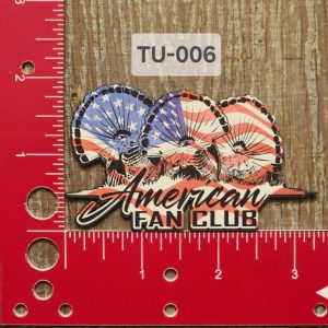 UV Printed Leatherette Turkey  fan USA Patch TU-006