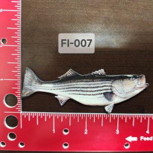 UV Printed Leatherette Fish Patch FI-007