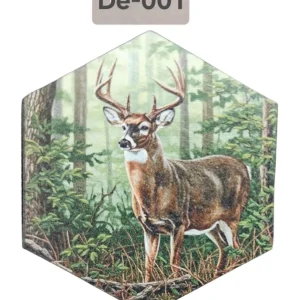UV Printed Leatherette Deer Patch DE-001
