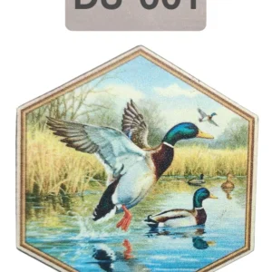UV Printed Leatherette Duck Patch DU-001