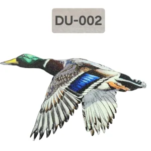 UV Printed Leatherette Duck Patch DU-002