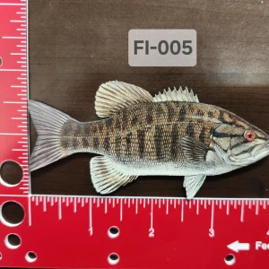 UV Printed Leatherette Fish Patch FI-005