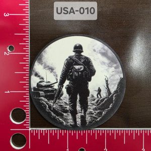 UV Printed Solider Patch USA-010