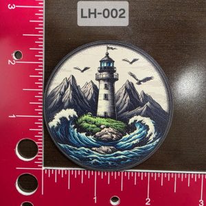 UV Printed Lighthouse Patch LH-002