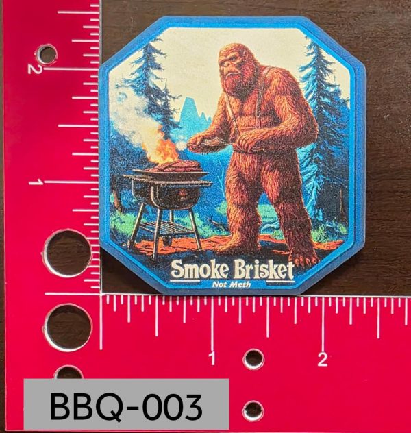 UV Printed Smoke Brisket Not Meth Yeti Patch BBQ-003 - Image 3