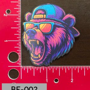 UV Printed Leatherette Retro Bear BE-002