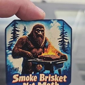 UV Printed Smoke Brisket Not Meth Yeti Patch BBQ-002