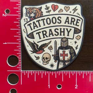 UV Printed Leatherette Patch Tattoos are Trashy TAT-002