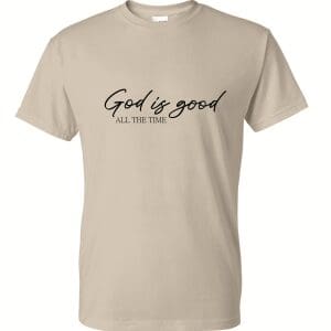 Weirton Nazarene Tan God is Good Shirt