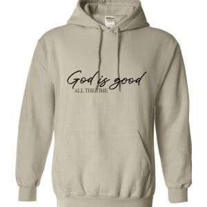 Weirton Nazarene Tan God is Good Hoodie