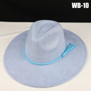 Vegan Suede Wide Brim Western Hat