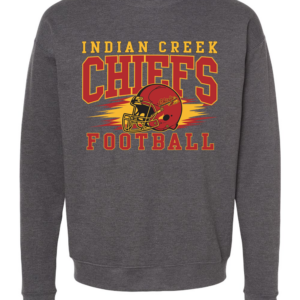 Chiefs Football Logo 1 Charcoal Sweatshirt