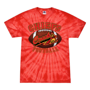Chiefs Football Logo 2 Red Tiedye T Shirt