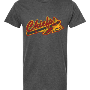 Chiefs Logo Charcoal T Shirt