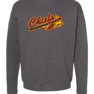 Chiefs Logo Charcoal Sweatshirt