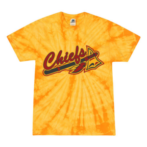Chiefs Gold Tiedye T Shirt