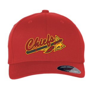 Flexfit Fitted Red Chiefs Hat