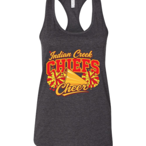 Chiefs Cheer Heather Gray Tank Top